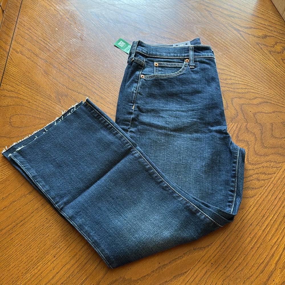 NWT Gap Women's Kick Fit High Rise Slim Stretch Jeans Blue Size 10 short